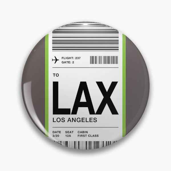 Item preview, Los Angeles Luggage Tag - Travel Adventure Wanderlust designed and sold by -Koleidescope.