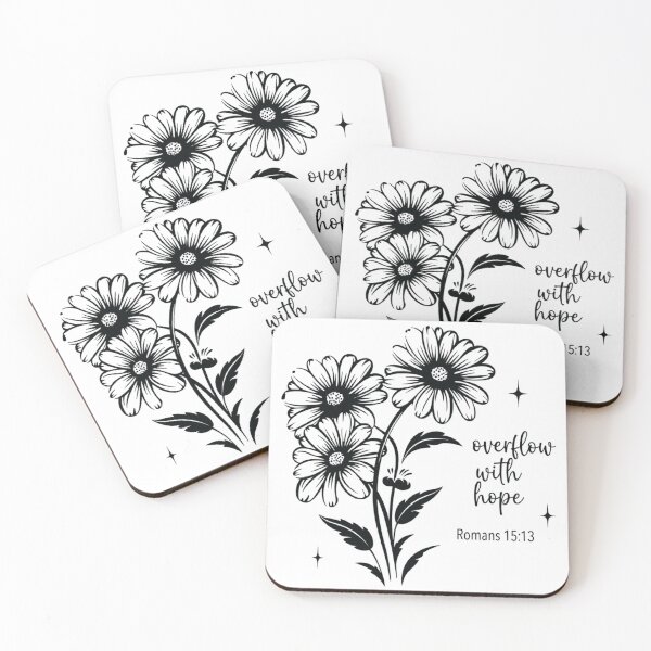 Item preview, Overflow With Hope, Inspirational, Religious, Christian designed and sold by CloudyPress.