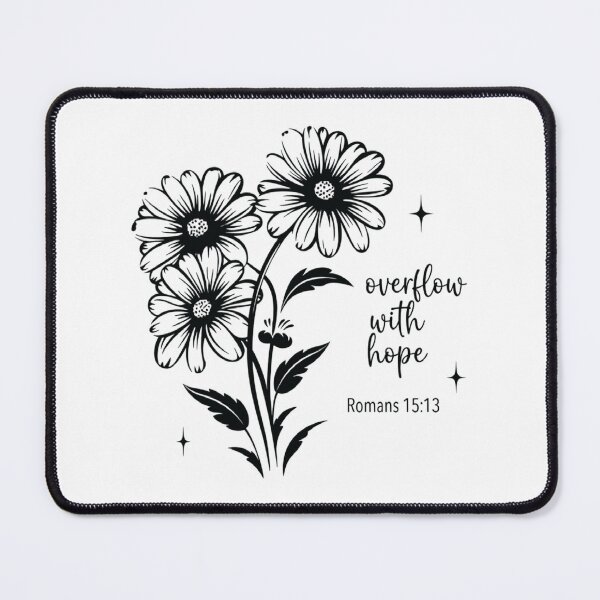 Item preview, Overflow With Hope, Inspirational, Religious, Christian designed and sold by CloudyPress.