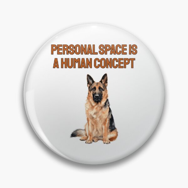 Item preview, Clingy German Shepherd Watercolour Sarcastic Dog Quote designed and sold by NatureUnleashed.