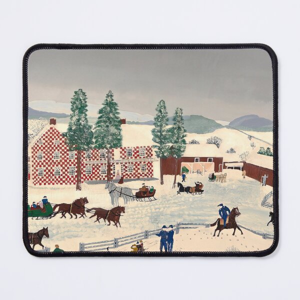 Item preview, GRANDMA MOSES, The Old Checkered House in Cambridge Valley designed and sold by DavidSrna.