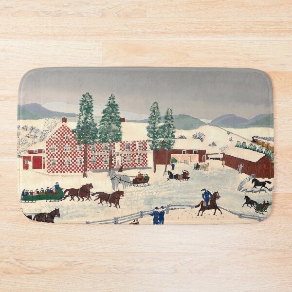 Item preview, GRANDMA MOSES, The Old Checkered House in Cambridge Valley designed and sold by DavidSrna.