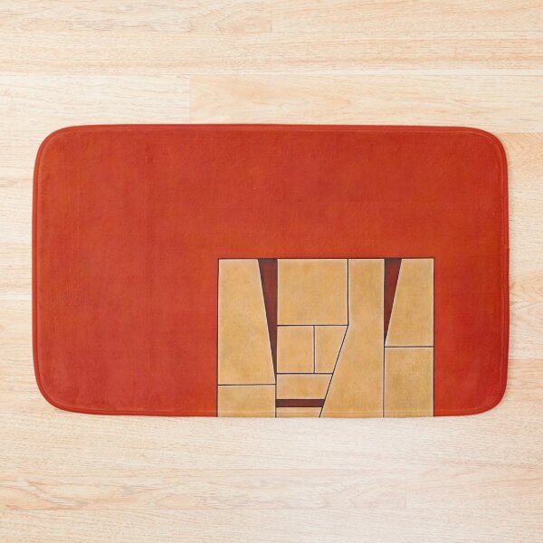 Item preview, Gunther Gerzso, Landscape red blue designed and sold by DavidSrna.
