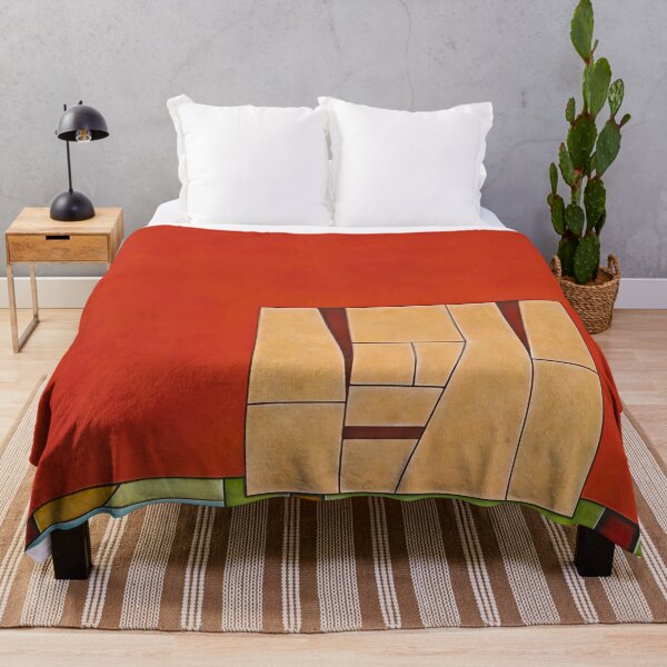 Item preview, Gunther Gerzso, Landscape red blue designed and sold by DavidSrna.