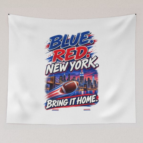 Item preview, BLUE. RED. NEW YORK. — BRING IT HOME. NOW IT'S YOUR TURN. designed and sold by signshirtz.