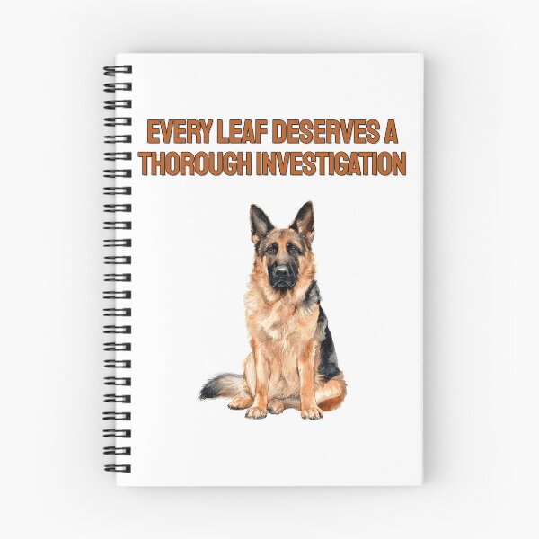 Item preview, German Shepherd Sniffing Walk Watercolour Sarcastic Art designed and sold by NatureUnleashed.