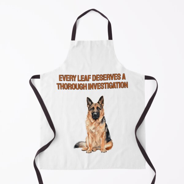 Item preview, German Shepherd Sniffing Walk Watercolour Sarcastic Art designed and sold by NatureUnleashed.