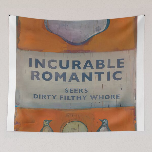 Item preview, Harland Miller Incurable Romantic Seeks Dirty Filthy Whore designed and sold by DavidSrna.