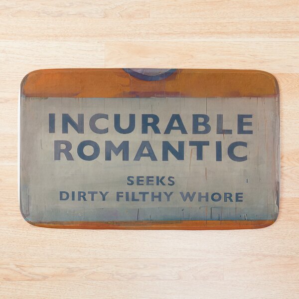 Item preview, Harland Miller Incurable Romantic Seeks Dirty Filthy Whore designed and sold by DavidSrna.