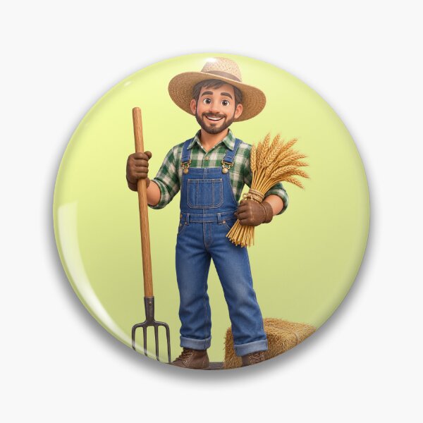 Item preview, Professional Farmer 3D Cartoon Character designed and sold by libanmax.