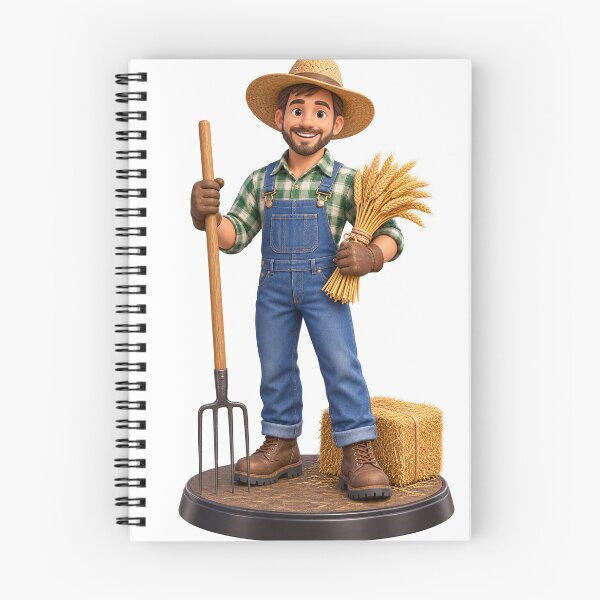 Item preview, Professional Farmer 3D Cartoon Character designed and sold by libanmax.