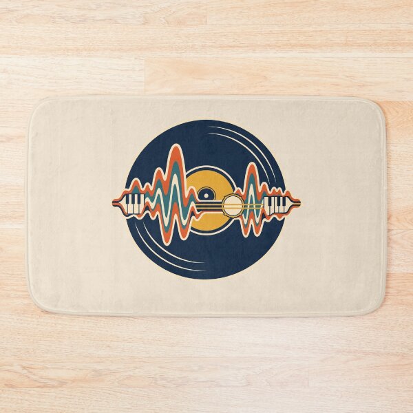 Item preview, Musician Gift – Retro Vinyl Record Soundwave Music Design designed and sold by astersgraphics.