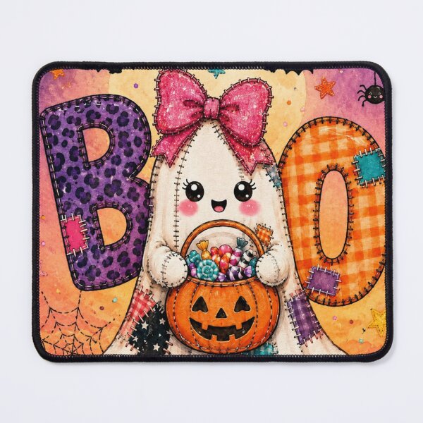 Item preview, Kawaii Halloween Patchwork Ghost designed and sold by Pure Craft.