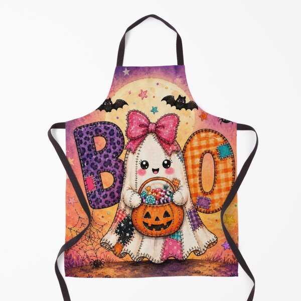 Item preview, Kawaii Halloween Patchwork Ghost designed and sold by Pure Craft.