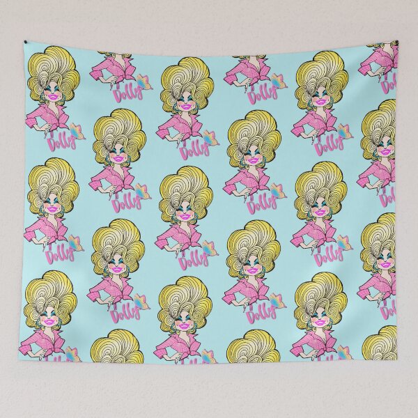 Item preview, Retro Dolly Doodle designed and sold by MsBrillMakes.