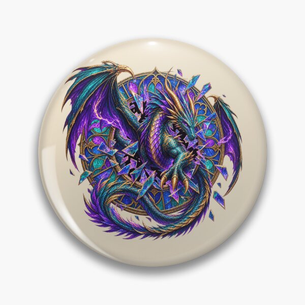 Item preview, Stained Glass Dragon for Gothic Fantasy Fans designed and sold by POD DYNASTY | Original Print On Demand T-Shirt Graphics.