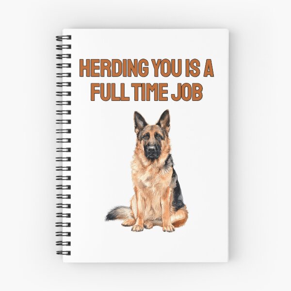 Item preview, Herding German Shepherd Watercolour Sarcastic Dog Saying designed and sold by NatureUnleashed.
