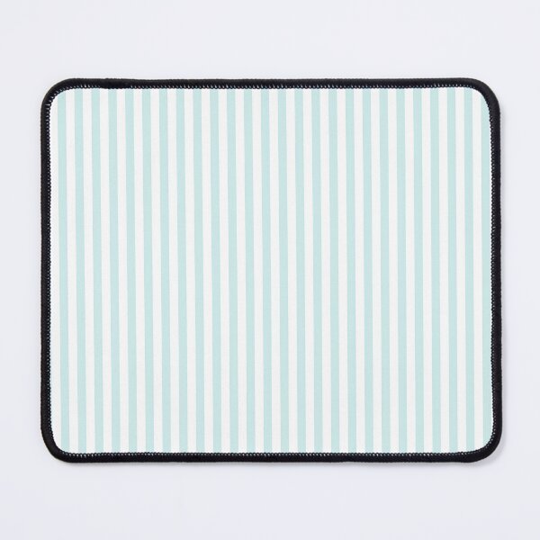 Item preview, Narrow stripes in aqua blue and white color designed and sold by RishabhArts1.