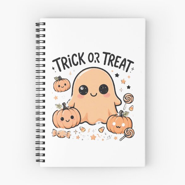 Item preview, Kawaii Ghost Smiling Pumpkins Candy  designed and sold by Trendnextstore.