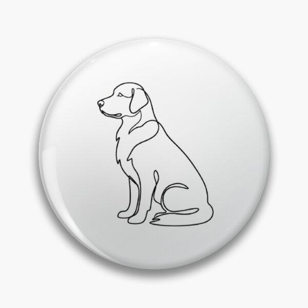 Item preview, Golden Retriever Line Art Minimalist Dog Gift designed and sold by GTFullShop.