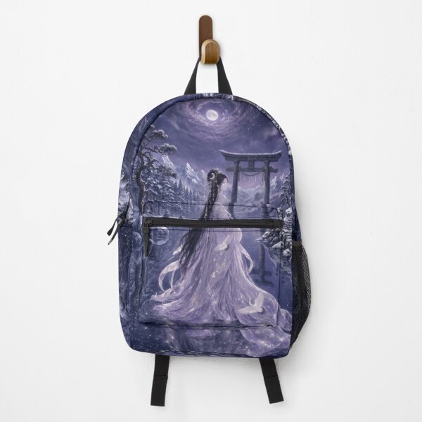 Item preview, Ethereal Moon Goddess in Winter Landscape designed and sold by AnnArtshock.