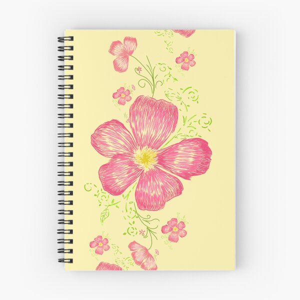 Item preview, Pink Wildflower Vine – Pastel Botanical Line Art designed and sold by Arabesque.fromSadia.