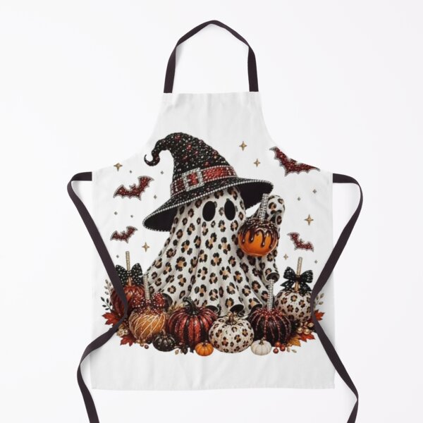Item preview, Spooky Leopard Ghost Halloween Witch Hat Pumpkin Autumn Fall Design designed and sold by storeInsight.