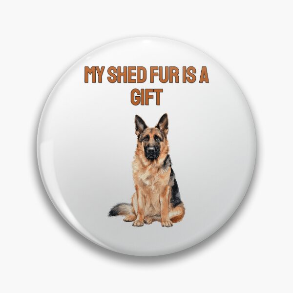 Item preview, German Shepherd Shedding Watercolour Sarcastic Dog Quote designed and sold by NatureUnleashed.