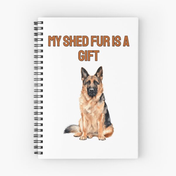 Item preview, German Shepherd Shedding Watercolour Sarcastic Dog Quote designed and sold by NatureUnleashed.