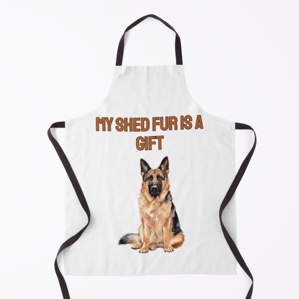 Item preview, German Shepherd Shedding Watercolour Sarcastic Dog Quote designed and sold by NatureUnleashed.