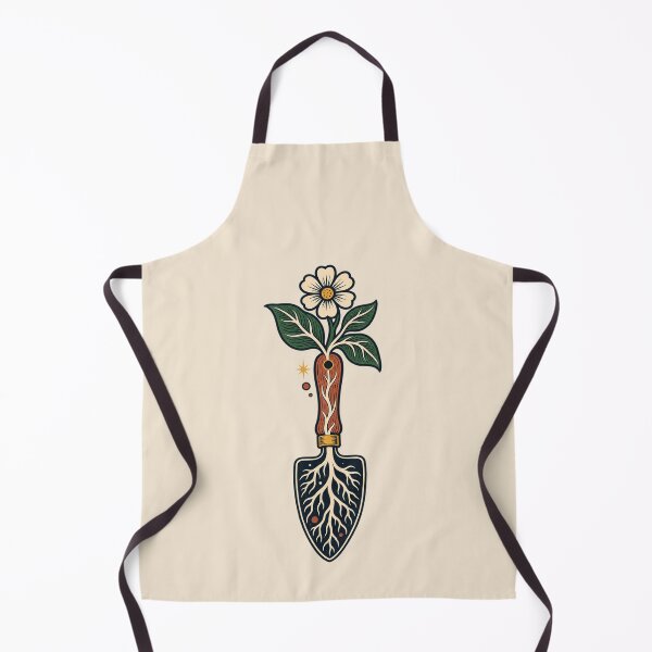 Item preview, Gardener Gift – Botanical Trowel Roots and Flower Design designed and sold by astersgraphics.