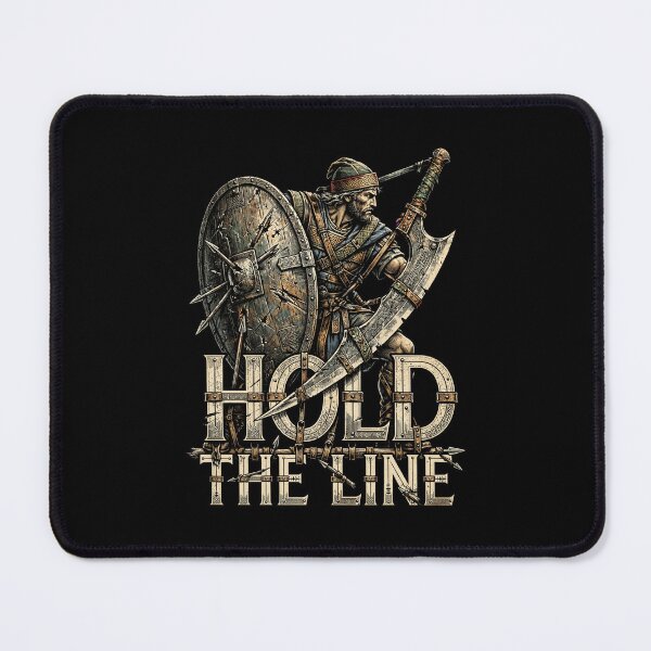 Item preview, Hold the Line Warrior Shirt, Ancient Warrior T-Shirt, Battle Warrior Gift, Medieval Warrior Apparel, Spartan Shirt, Viking Warrior Gift, War Art, Battle Armor Graphic designed and sold by Typologystudios.