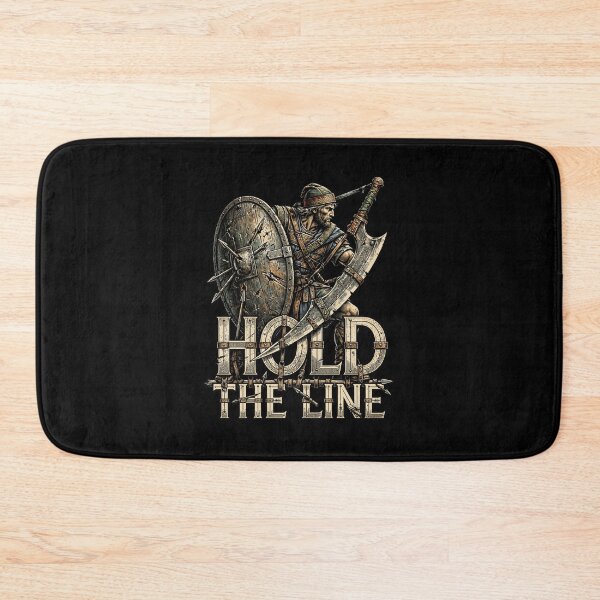Item preview, Hold the Line Warrior Shirt, Ancient Warrior T-Shirt, Battle Warrior Gift, Medieval Warrior Apparel, Spartan Shirt, Viking Warrior Gift, War Art, Battle Armor Graphic designed and sold by Typologystudios.