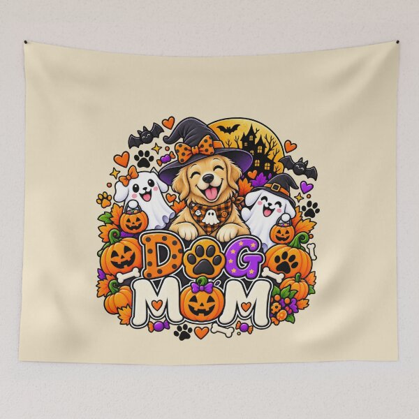 Item preview, Dog Mom Halloween Halloween Dog Mom Gift Cute Spooky Style designed and sold by Corvoria.