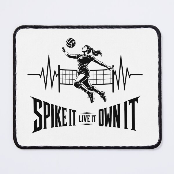 Item preview, A dynamic volleyball player in action, capturing the energy, power, and passion of the game with a bold athletic style. designed and sold by StyxIND.
