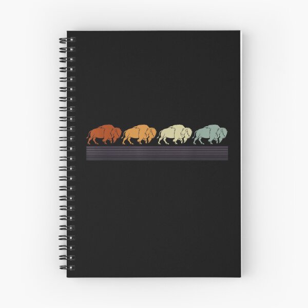 Aperçu de l'œuvre Parade de buffles rétro et colorée créée et vendue par ethancooper399.