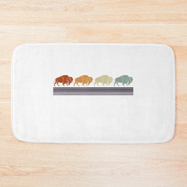 Item preview, Retro Colorful Buffalo Parade designed and sold by ethancooper399.