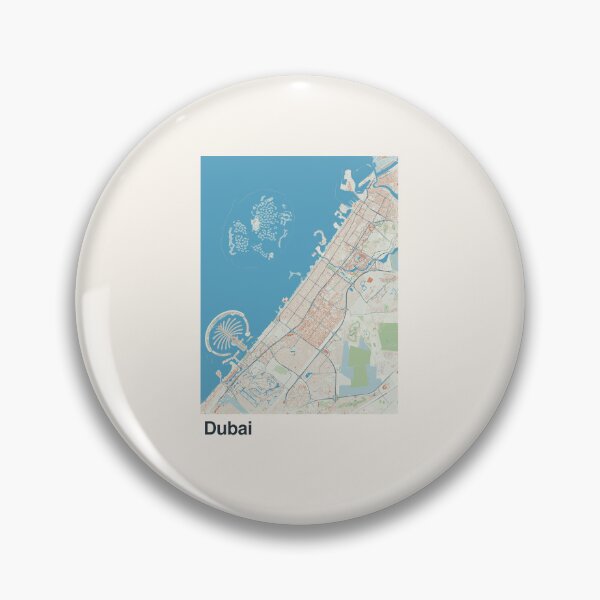 Item preview, Dubai Minimalistic Map Art designed and sold by MapsNerd.