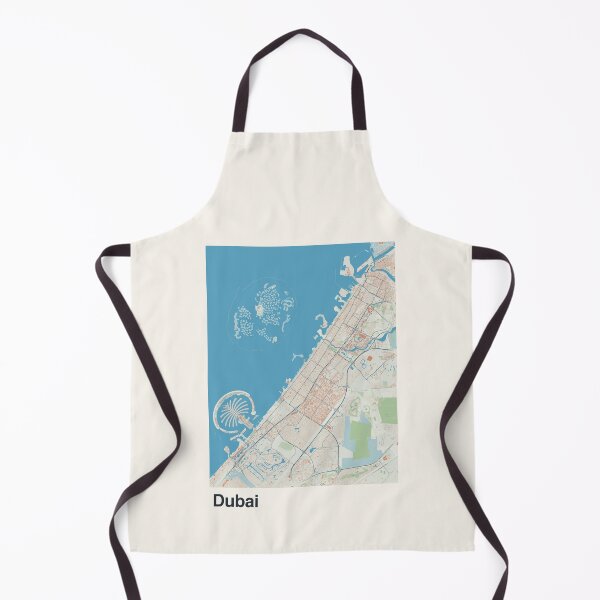 Item preview, Dubai Minimalistic Map Art designed and sold by MapsNerd.