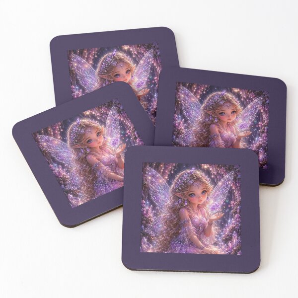 Item preview, The Magical Fairy of Violet Crystals. designed and sold by JoyNest = "The nest of joy".