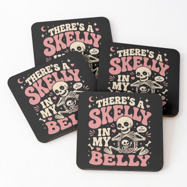Item preview, There's a Skelly in My Belly Funny Skeleton designed and sold by J-Style-Design.