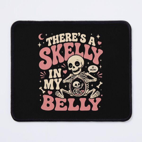 Item preview, There's a Skelly in My Belly Funny Skeleton designed and sold by J-Style-Design.