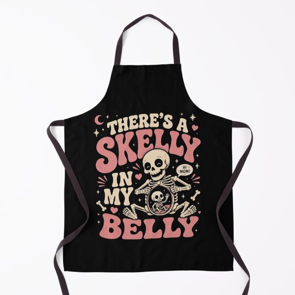 Item preview, There's a Skelly in My Belly Funny Skeleton designed and sold by J-Style-Design.
