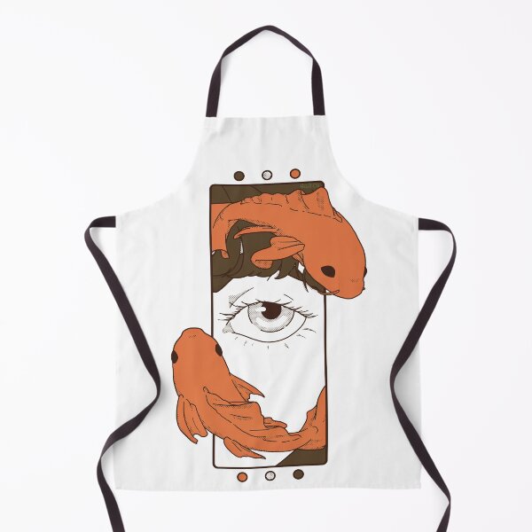 Item preview, Eye and Koi fish -Orange- illustration - Comic style designed and sold by Houst-cn.