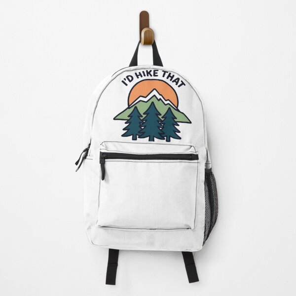 Item preview, I’d Hike That Minimal Mountain Sunset Hiking Design designed and sold by GabeMountainArt.