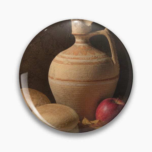 Item preview, Rustic Bread and Clay Jug designed and sold by DansCreations42.