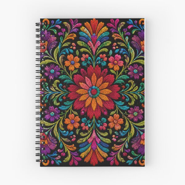 Item preview, Mexican Folk Art Floral Pattern | Colorful Traditional Flower Design designed and sold by BrainCurves.