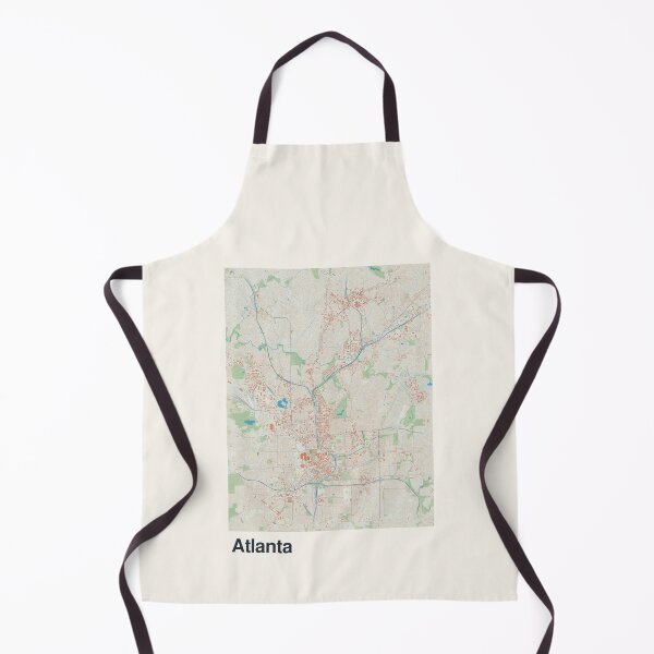Item preview, Atlanta Minimalistic Map Art designed and sold by MapsNerd.