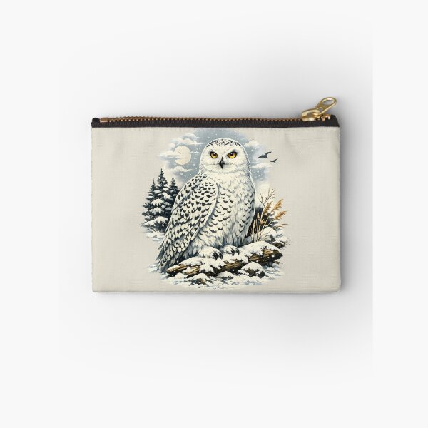Item preview, Snowy owl as a prominent element of the winter landscape. designed and sold by Daily Quirk.