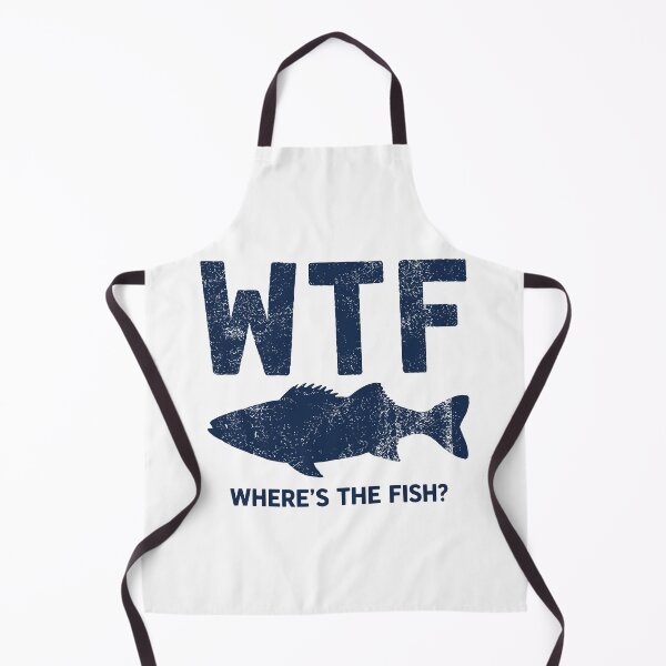 Item preview, WTF Where's The Fish - Funny Fishing Humor & Bass designed and sold by Shopeon Designs.